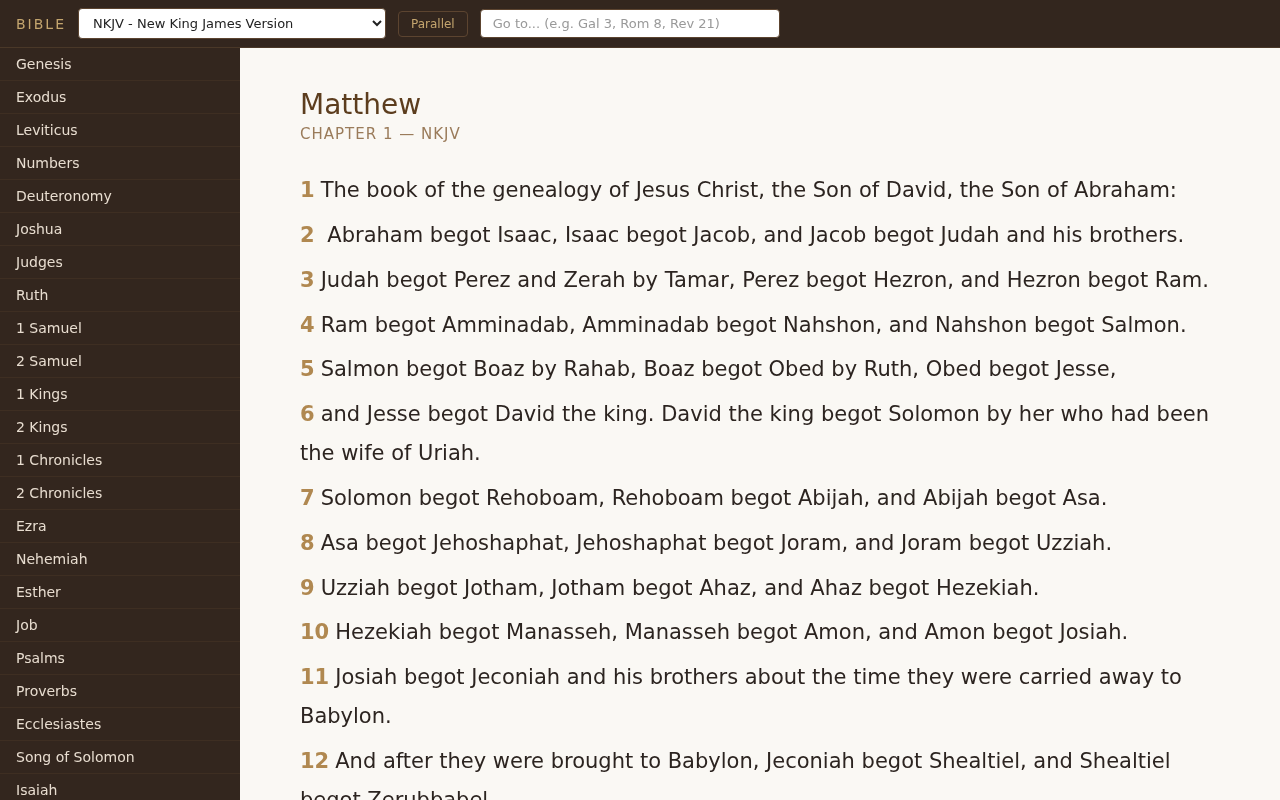 The Bible App web screenshot